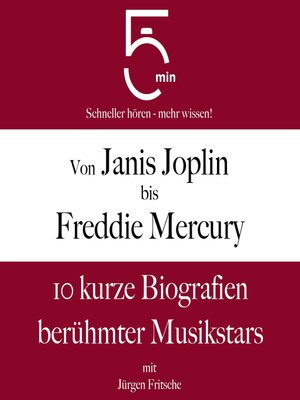 cover image of Von Janis Joplin bis Freddy Mercury